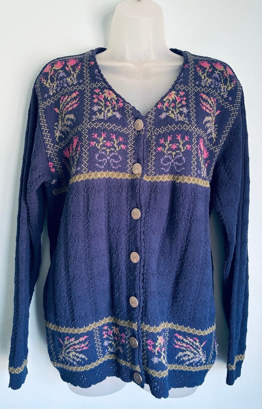 Vintage 90s Canadian Northern Reflections Parkhurst Sweater Cozy Knit Small